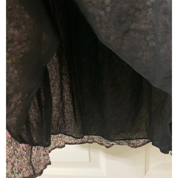 NWOT Zara Ditsy Floral Print Smocked Waist Mini Dress Size M (N18) - Picture 9 of 10